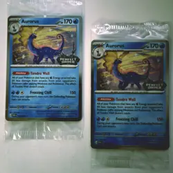 2x Pokemon Aurorus Perfect Order Hot Topic Exclusive Promo Holo 024/088 SEALED - Image 1