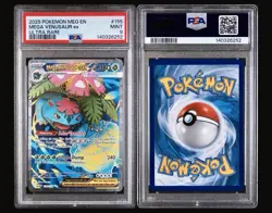 2025 Pokemon Mega Venusaur EX #155 Mega Evolutions Ultra Rare PSA 9 MINT - Image 3