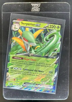 2025 Pokemon Black Bolt Serperior ex Double Rare #003/086 - Image 1