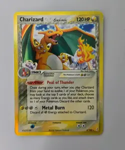 Charizard Delta Species 4/100 Reverse Crystal Guardians Holo Rare Pokemon TCG LP - Image 1