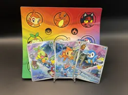 Pokemon 2026 First Partner Illustration Collection Series 1 Promos Set 3 Cards - Image 1