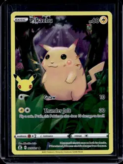 2021 Pokemon SWSH Celebrations Pikachu Holo #005/025 - Image 1