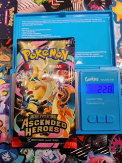 EXTREMELY HEAVY! 22.8g GOD PACKUUU Ascended Heroes Pokemon TCG Booster (SEALED) - Image 1