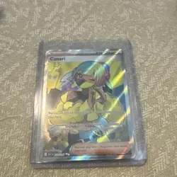Pokemon Canari Ultra Rare Trainer Full Art Holo ASC 257/217 English - Image 1