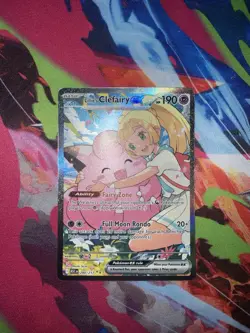 Pokemon Lillie's Clefairy EX SIR 280/217 Ascended Heroes (POSSIBLE 10 CONTENDER - Image 1
