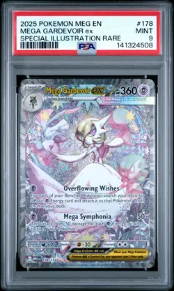 2025 POKEMON MEGA EVOLUTION SPECIAL ILLUSTRATION RARE MEGA GARDEVOIR EX PSA 9 - Image 1