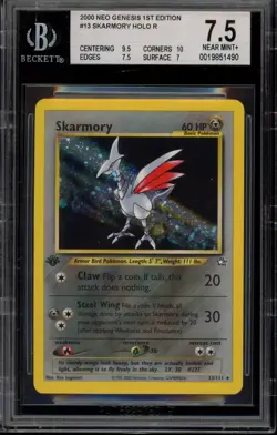 Pokemon Skarmory Neo Genesis 1st Edition Holo Rare #13 BGS 7.5 - Image 1