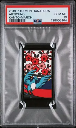2013 POKEMON HANAFUDA KANTO MARCH ARTICUNO PSA 10 - Image 1