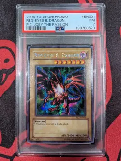 Yugioh 2004 Red-Eyes B. Dragon Prismatic Secret P.C. Joey the Passion PSA 7 - NM - Image 1