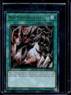 2024 Yu-Gi-Oh! Quarter Century 1st Red-Eyes Insight Common #RA03-EN061 - Image 1
