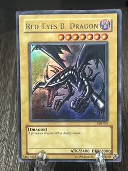 Red-Eyes B. Dragon – SDJ-001 – Ultra Rare – Yu-Gi-Oh! - Image 2