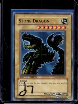2006 Yu-Gi-Oh! McDonald's Promos 2 Stone Dragon #MDP2-EN020 - Image 1