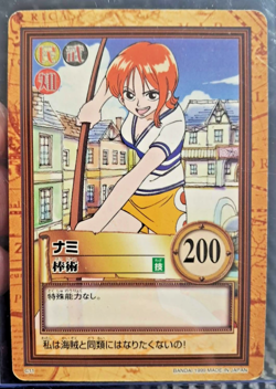 BANDAI One Piece Hyper Battle NAMI C11 FIRST STAGE 1ST EVER SET RC - Image 1
