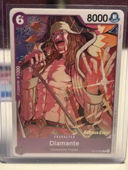 One Piece Card Game - Camie, Cavendish,Diamante,Wadatsumi(Release Event) Cards - Image 4