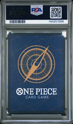 2024 ONE PIECE JPN OP08-TWO LEGENDS MANGA ALTERNATE ART SILVERS RAYLEIGH PSA 10 - Image 2