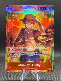 Monkey D Luffy ST10-006 Treasure Booster Promo One Piece TCG - Image 1