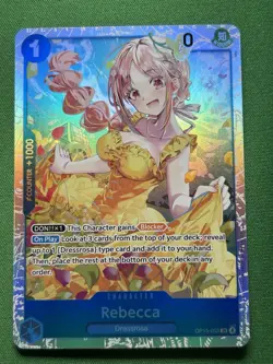 Rebecca OP15-053 Adventure on Kami's Island Foil One Piece SR NM - Image 1