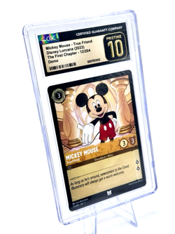 🌟POP 10 DEMO🌟2023 Lorcana-The 1st Chapter MICKEY MOUSE DEMO CGC 10 PRISTINE - Image 3