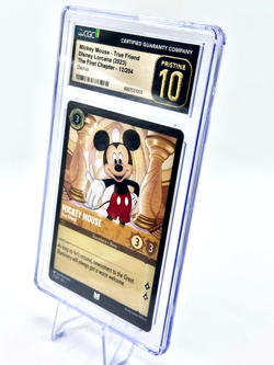 🌟POP 10 DEMO🌟2023 Lorcana-The 1st Chapter MICKEY MOUSE DEMO CGC 10 PRISTINE - Image 4