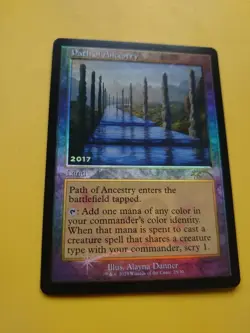 Path of Ancestry. Promo 30th Anniversary Land Magic the Gathering Card. - Image 4