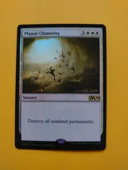 Planar Cleansing. FOIL rare sorcery Core Set 2020. M20. MTG Card. - Image 1