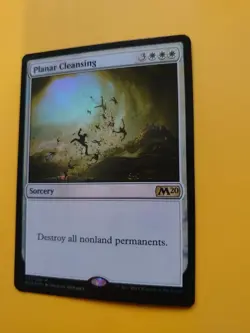 Planar Cleansing. FOIL rare sorcery Core Set 2020. M20. MTG Card. - Image 2