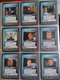 star trek ccg collection 850 card from premier to blaze of glory (no complete) - Image 1