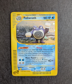 Poliwrath Holo Rare Expedition 24/165 Pokemon Card MP 2002 - Image 1