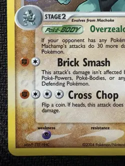 Pokemon TCG Machamp EX Hidden Legends 9/101 Holo Rare 2004 LP Excellent Card - Image 5