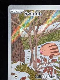 Swinub 165/159 Illustration Rare Holo – Journeys Together Pokemon TCG Card NM - Image 2