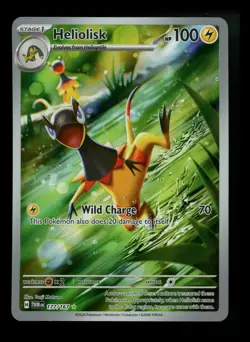 Heliolisk 177/167 Twilight Masquerade 2024 IR Holo Pokemon Card TCG - Image 1