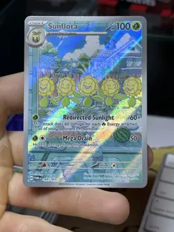 Sunflora 169/167 Twilight Masquerade 2024 IR Holo Pokemon Card TCG - Image 3
