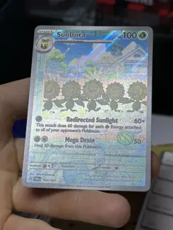 Sunflora 169/167 Twilight Masquerade 2024 IR Holo Pokemon Card TCG - Image 4