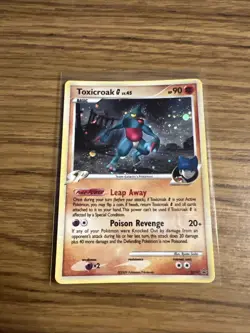 Toxicroak G Reverse Holo Platinum Pokemon Card 2009 SP Team Galactic NM 🔥 - Image 1