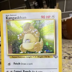 Pokemon Kangaskhan Jungle 5/64 Holo Rare Unlimited 90 HP Wizards 1999 Card - Image 5