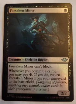 Forsaken Miner Outlaws of Thunder Junction Foil NM+ - Image 1