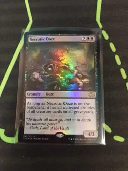 MTG Magic The Gathering Necrotic Ooze Foil 2X2 Black Combo Graveyard Commander - Image 1