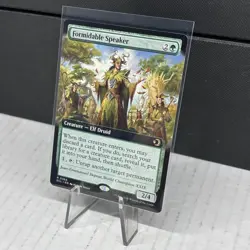 Magic: The Gathering Lorwyn Eclipsed Formidable Speaker (Extended Art) 366 NM R - Image 2