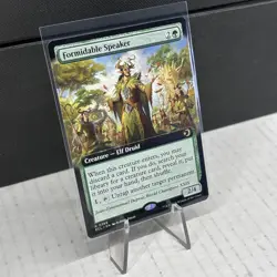 Magic: The Gathering Lorwyn Eclipsed Formidable Speaker (Extended Art) 366 NM R - Image 3