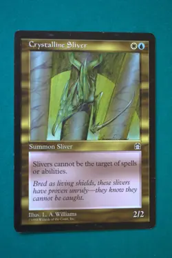 Crystalline Sliver(2) - MTG - Stronghold - Never Played - Magic The Gathering - Image 1