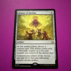 Banner Of Kinship - Foundations - MTG Magic The Gathering Card #127 - Image 1