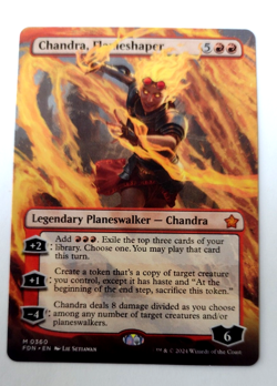 Chandra, Flameshaper (Borderless) - Foundations (FDN) - EN - M 0360 - Image 1