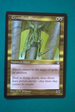 Crystalline Sliver(1) - MTG - Stronghold - Never Played - Magic The Gathering - Image 1