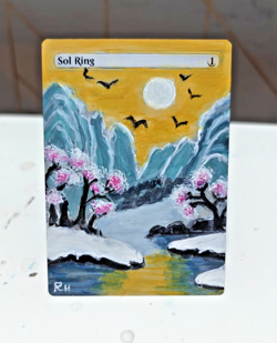 Sol Ring MTG Alter Art EDH Commander Magic The Gathering - Image 1
