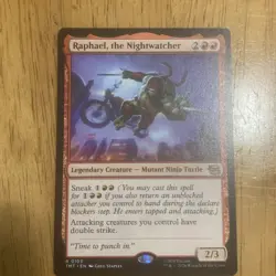 Raphael, the Nightwatcher - MTG TMT Teenage Mutant Ninja Turtles - NM/MINT - Image 1