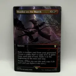 MTG Mordor on the March 0512 FOIL Borderless Extended Full Art LOTR - Image 2