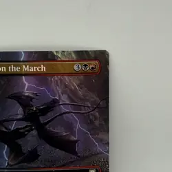 MTG Mordor on the March 0512 FOIL Borderless Extended Full Art LOTR - Image 3