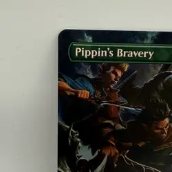 MTG Pippin's Bravery #0414 Borderless FOIL LTR Common NM - Image 3