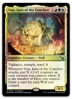 Voja, Jaws of the Conclave #432 (Foil) (NM) Prerelease Cards PRE Magic MTG - Image 1