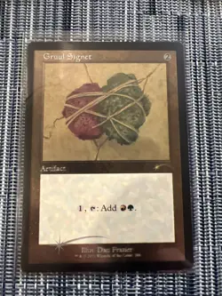 Gruul Signet - FOIL - ETCHED - Secret Lair Drop - UNPLAYED - NM - MTG - Image 1